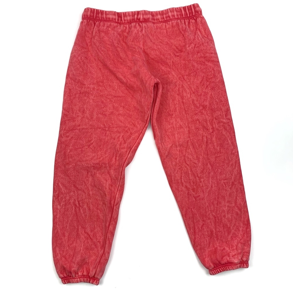 Free People Red Wash Jogger Sweatpants